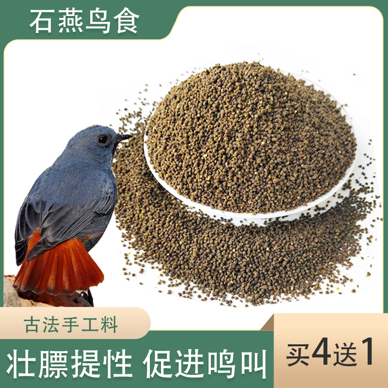 朋诚鸟食坊红尾水鸲鸟食饲料北红黑喉石燕鸟大唱提性发口日常鸟粮