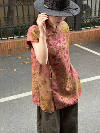 顺丰包邮…高端女装新中式定制衬衫如（不退不换）