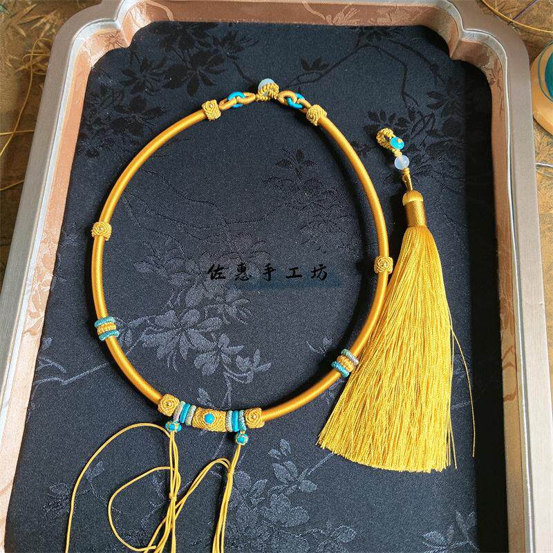 双扣锦鲤金锁高货项圈亲子尺寸宝宝吊坠挂绳新中式精工纯手工编绳