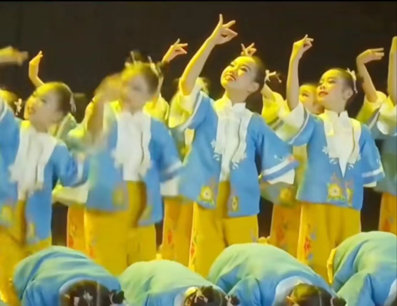 茶香舞蹈服儿童古典演出服古装国儿童演出服