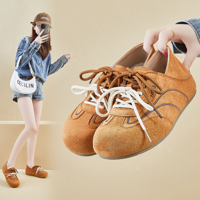 ins韩版新款德训鞋女2026春季学生运动跑步休闲街拍厚底增高LDS23,女鞋,时尚休闲鞋,淘宝优惠券,粉丝福利购,淘宝优惠卷