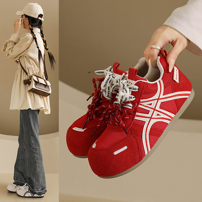 2026阿甘鞋女春季新款韩版ins女学生休闲运动百搭板鞋街拍K266