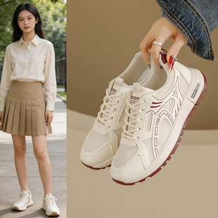 女春季 街拍XC 新款 ins透气休闲运动百搭板鞋 A08 韩版 2026小白鞋