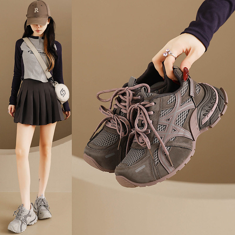 2026新款老爹鞋学生韩版新款包底内增高老爹女休闲运动鞋S2209