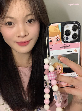 SayCheese原创 PINK Cheese！洋气可爱甜美公主INS全包镜面防摔苹果手机壳iPhone16Pro/16ProMax/15/14/13/12