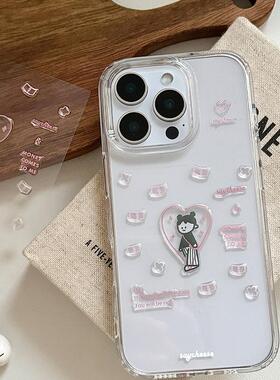 SayCheese原创ChicCherry滴胶贴纸+IMD手机壳ins风iPhone16ProMax