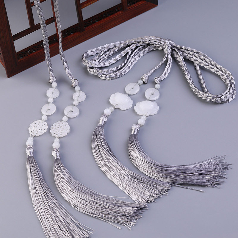 汉服腰带宫绦腰绳 禁步流苏压禁 古风腰饰步禁配饰吊坠腰佩挂件