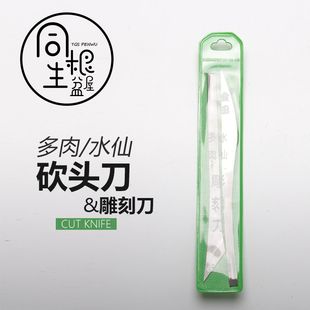 同根生  多肉植物砍头刀 水仙花雕刻刀换盆修根黑腐处理砍头扦插