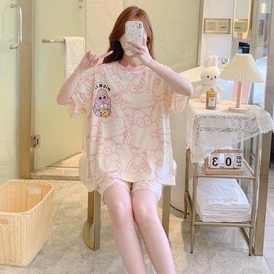 夏季新款睡衣女纯棉短袖