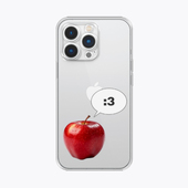 海浪公园 拍三免一 苹果造型适用于苹果17promax手机壳tpu透明软壳reno14三星s25plus小米15pro华为p80