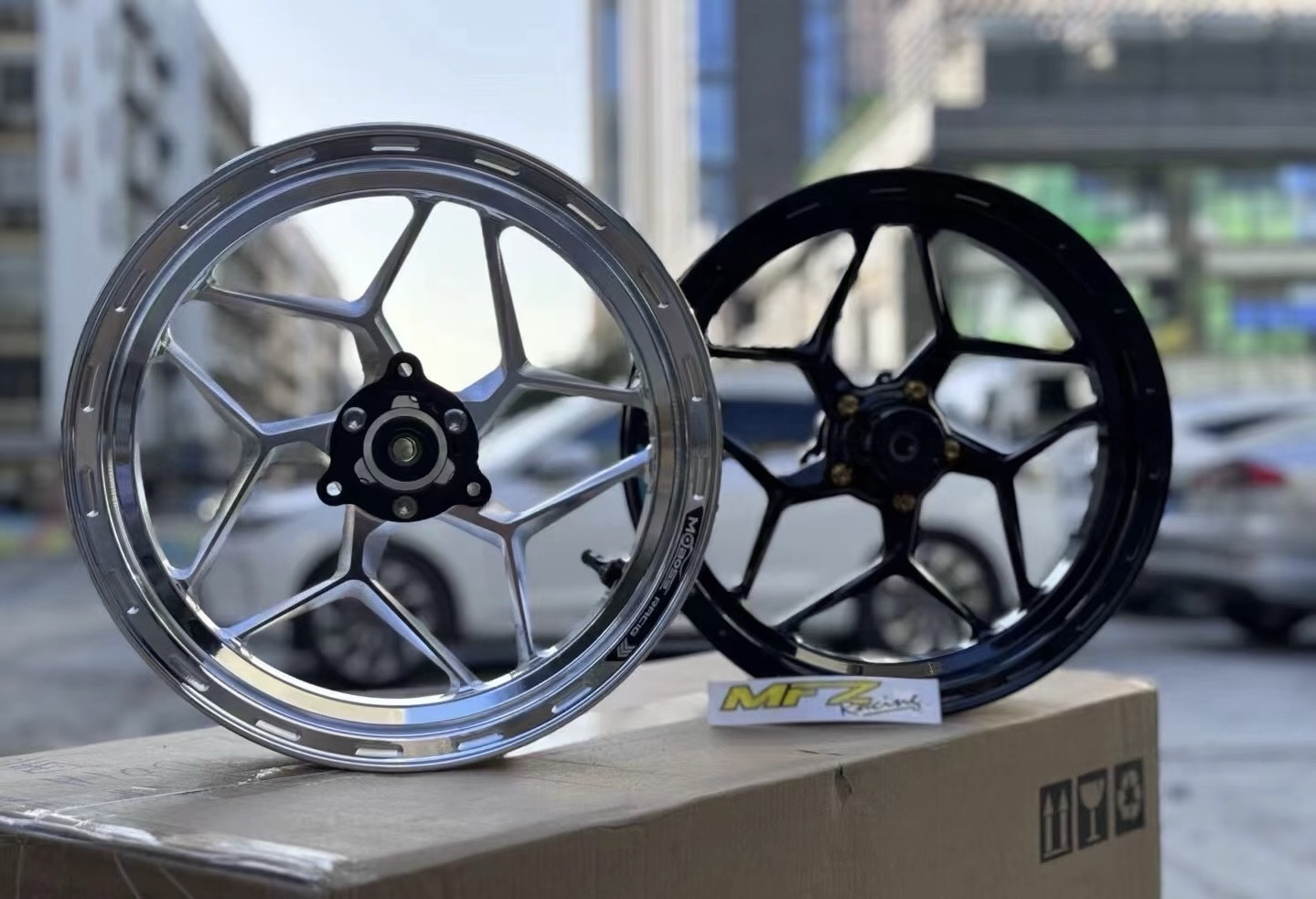 MFZ 天狼星铸造轮毂 改装小牛N1S/U+/U2 九号E200P 猎户座 机械师图片