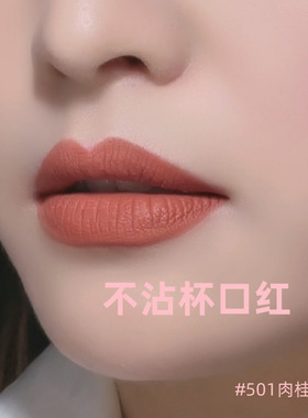 兰奕小蛮腰口红素颜淡妆裸色系不沾杯不掉色肉桂奶茶色 复古正红