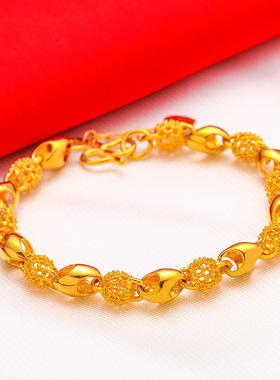 礼物礼品首饰跨境2021新款生日礼物首饰 镂空玲珑佛珠手链礼物色