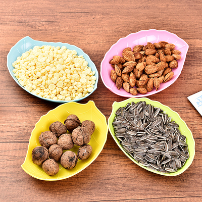 客厅树叶形坚果盘