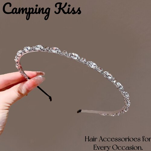 CampingKiss镶钻发箍水钻头箍