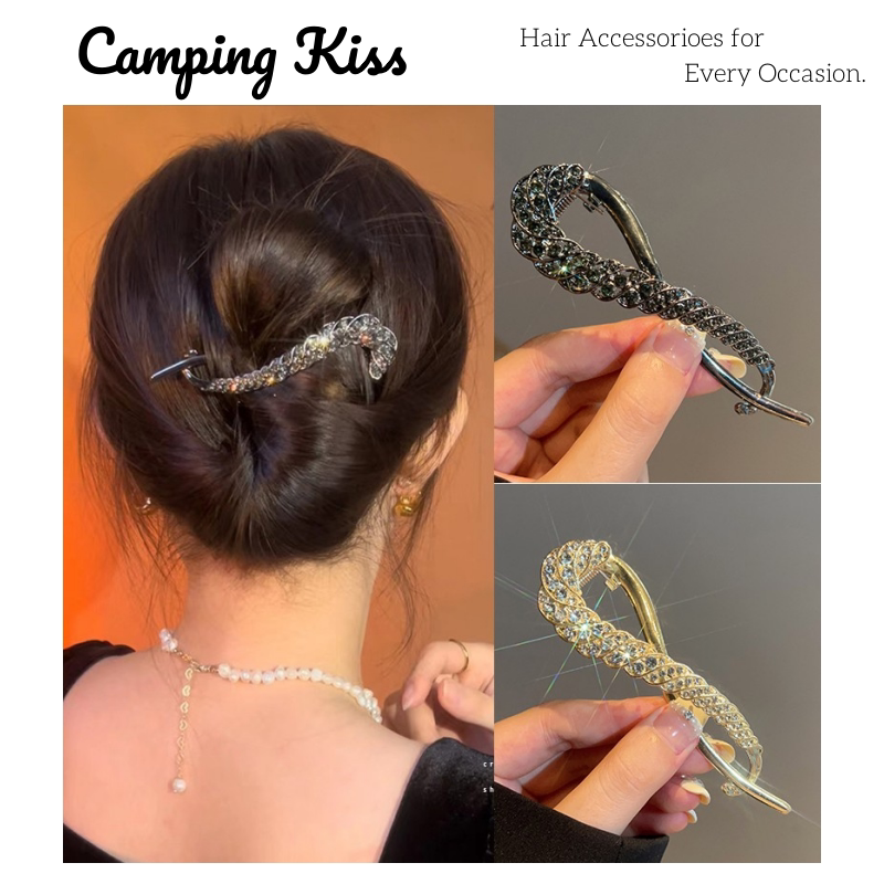 CampingKiss一字夹发卡扭扭夹