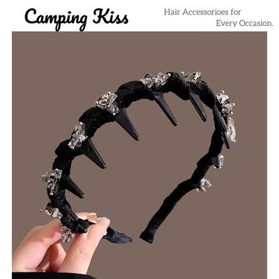 CampingKiss高级感闪钻爱心发箍