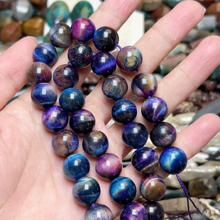 R322星空虎眼圆珠12mm一条