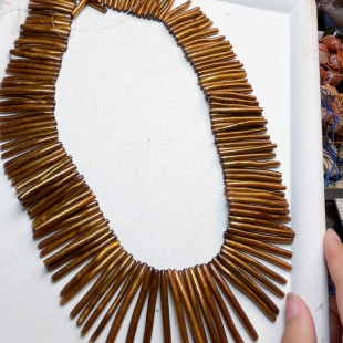 天然金柳柳长牙一条80cm