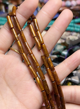 E461 处理4*13mm金色柳柳圆管一条