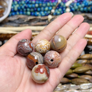 R449进口墨西哥玛瑙圆珠一个20mm
