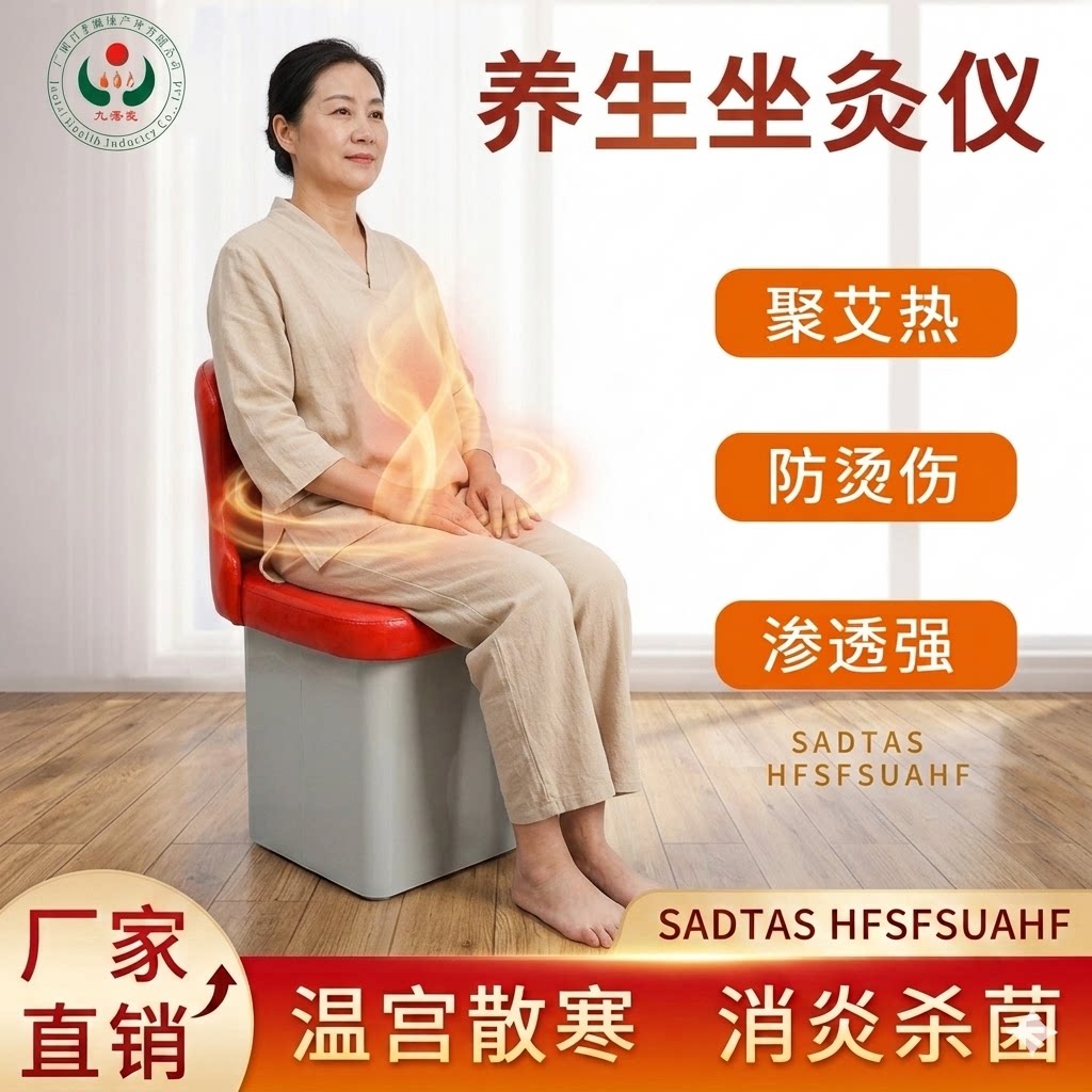 家用无烟艾灸凳坐灸凳子坐灸仪坐熏蒸温灸妇科宫寒理疗桶子靠背椅
