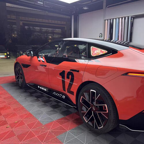 阿维塔12车贴拉花AVATR12改装车身腰线 ABC柱悬浮装饰彩条贴纸