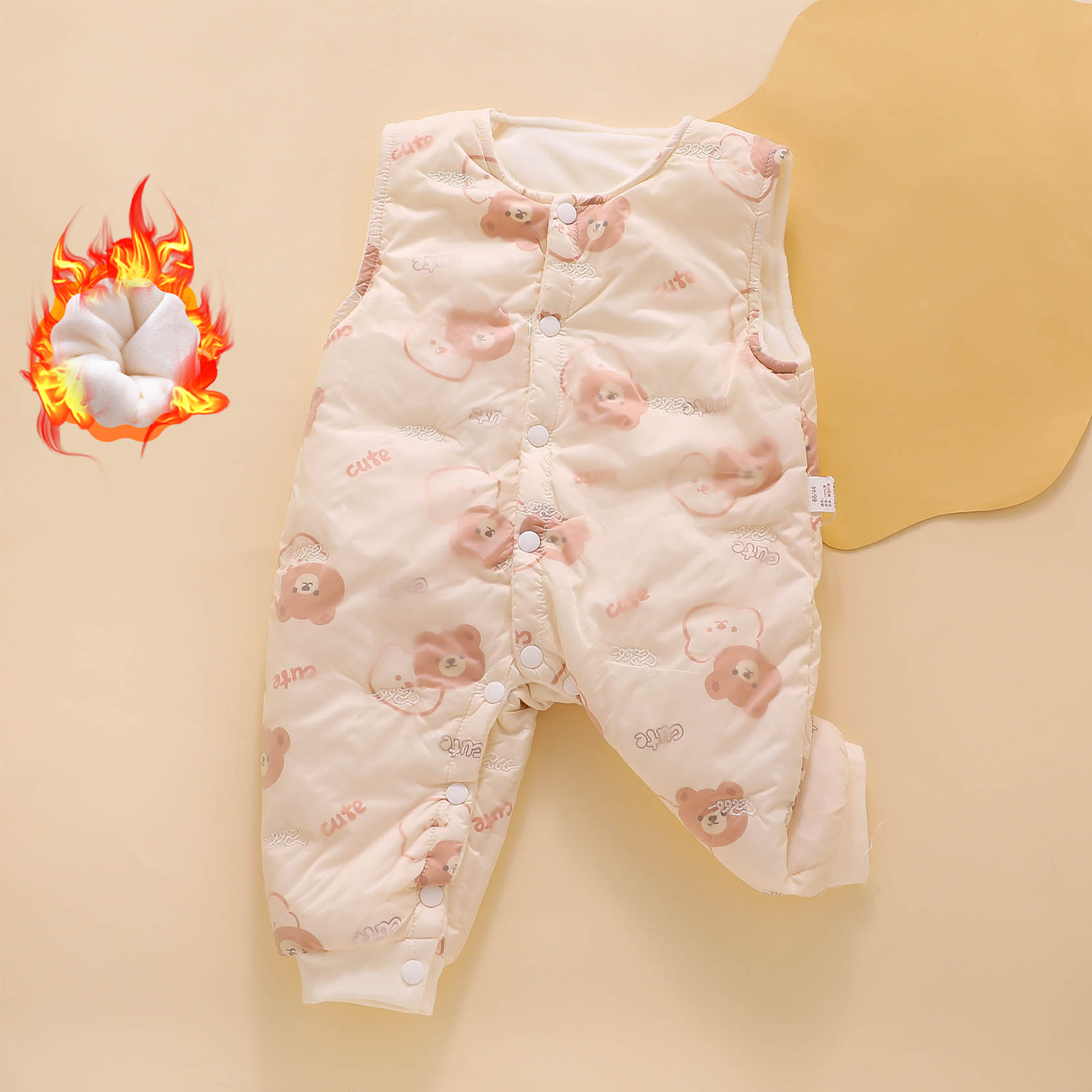 宝宝加绒保暖超好看背带裤