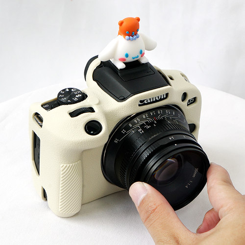 适用佳能EOS R50相机包r100硅胶套g7x2保护套配件g7x3收纳外壳粉