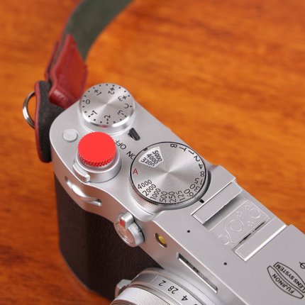 合适富士xt30/xs20/xe5快门按钮徕卡M9纯铜按键尼康zfc粘贴快门帽