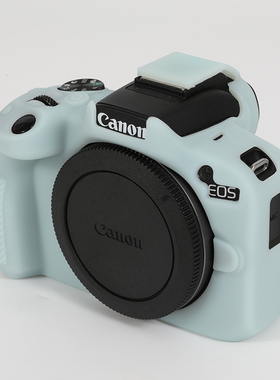 适用佳能R50硅胶保护套r100微单相机包v1可爱防撞壳R50V装饰配件