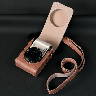 适用佳能SX740 720s收纳包索尼zv1理光GR3松下lx10斜挎皮套CCD