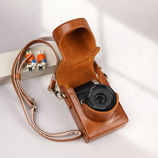 适用富士XE3 XA20相机皮套奥林巴斯ep7佳能m200尼康j1套头保护壳