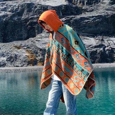 男女斗篷披肩TravelShawlsCape