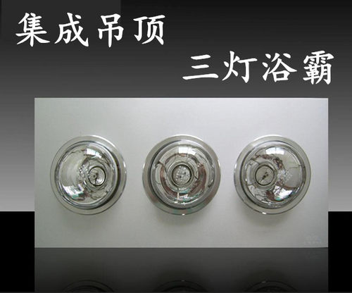 集成吊顶三灯暖浴霸取暖器