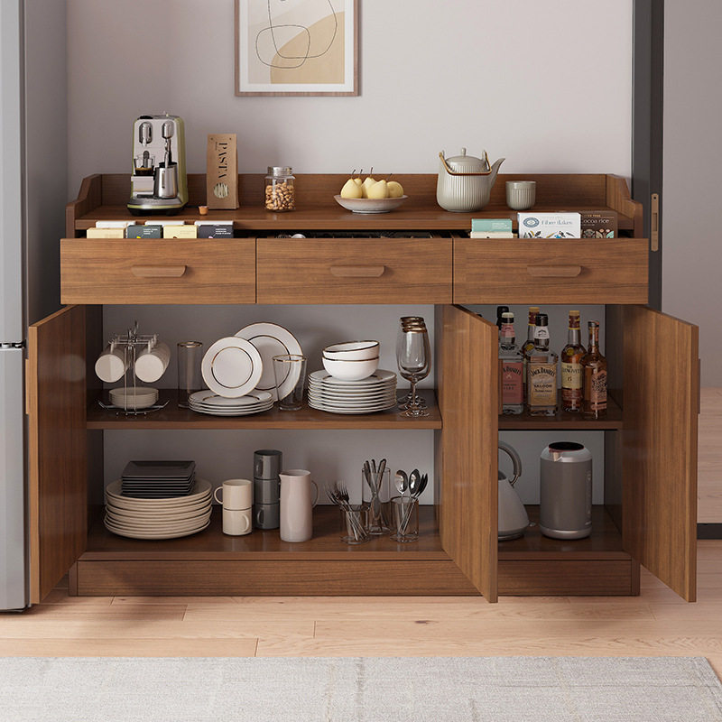 厨房简约碗碟收纳柜置物架碗柜北欧客厅储物柜靠墙茶水柜餐边柜,住宅家具,餐边柜,淘宝优惠券,粉丝福利购,淘宝优惠卷