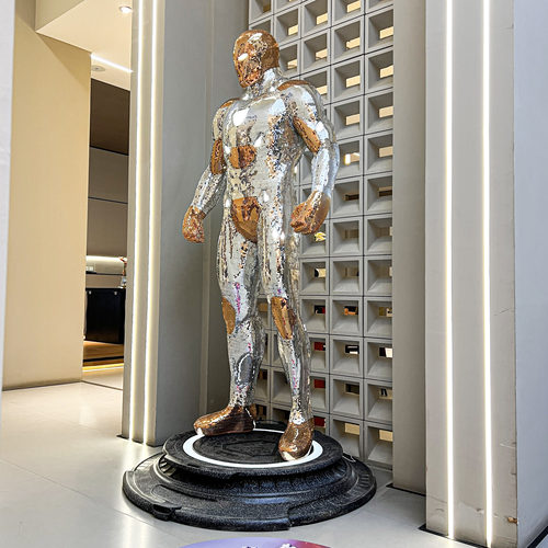 钢铁侠1比1模型发光摆件