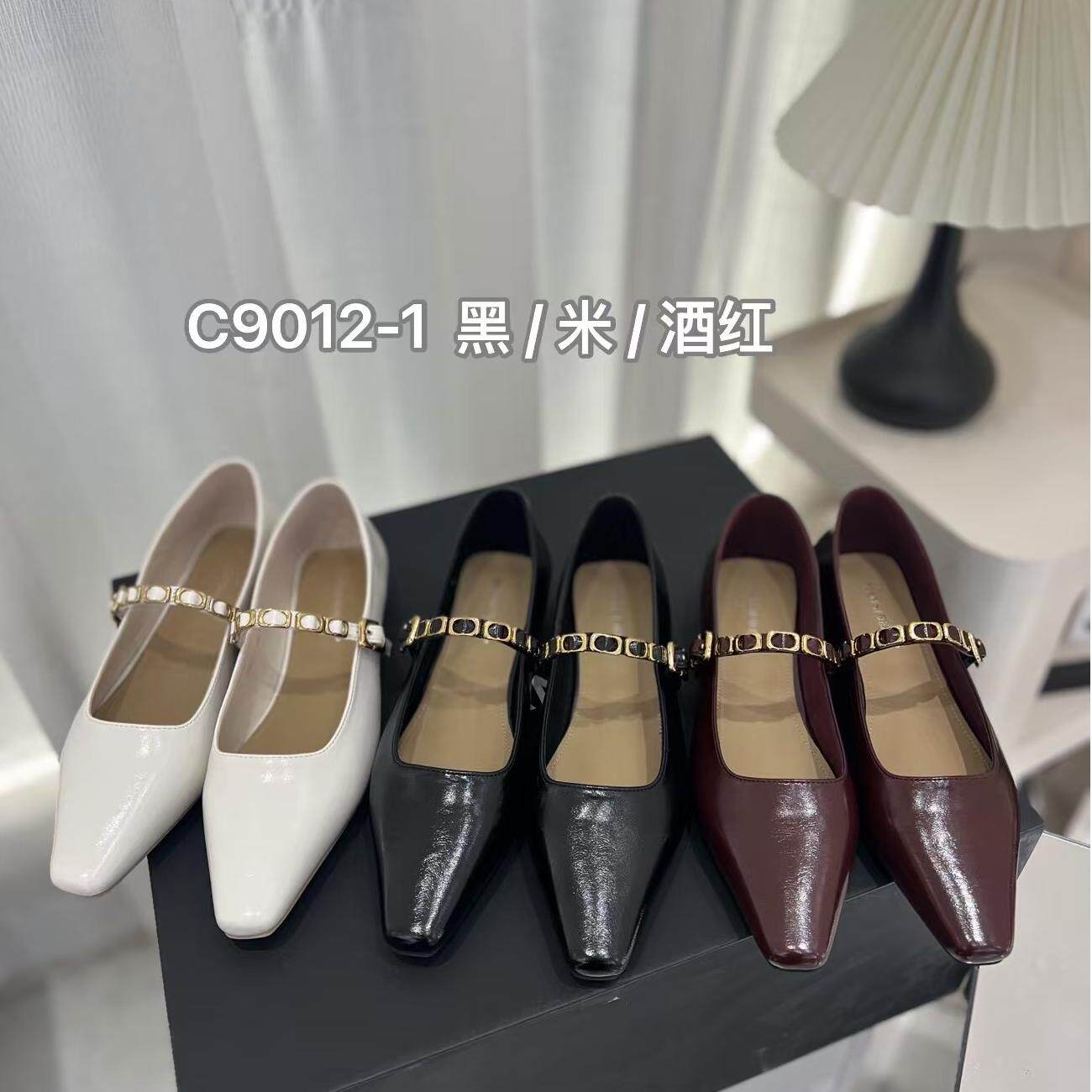 玛丽珍鞋女2025春季新款配裙子小方头复古低跟软底单鞋C9012-1