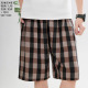 人棉新款 外穿裤 沙滩裤 男款 子夏天睡衣 家居服爆款 棉绸豪贵休闲短裤