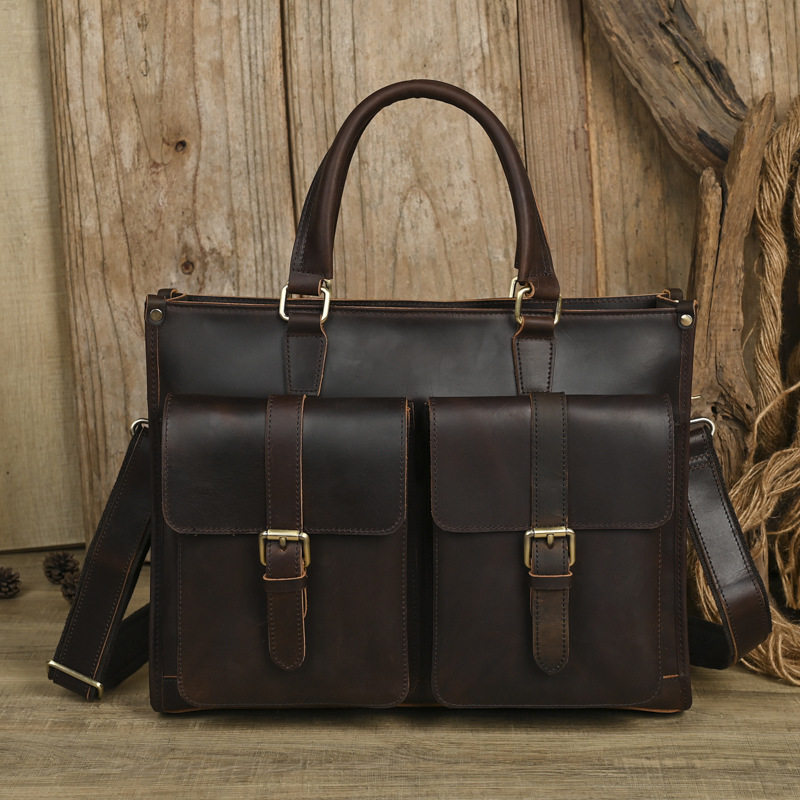 新款手工复古牛皮男士手提包横款真皮单肩斜挎包疯马皮英伦剑桥包,箱包皮具/热销女包/男包,男士包袋,淘宝优惠券,粉丝福利购,淘宝优惠卷
