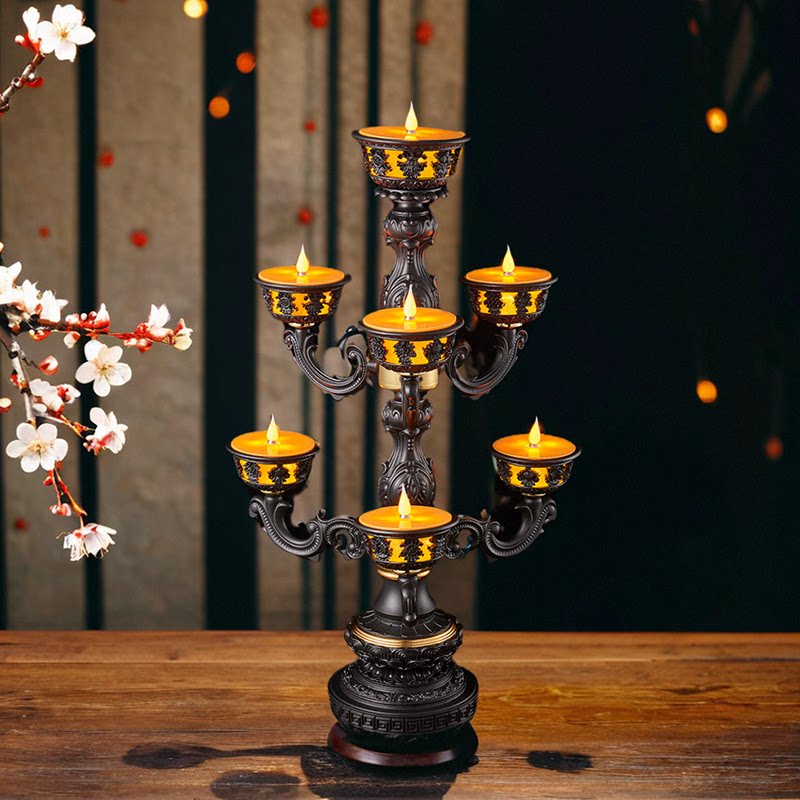 阿陀尔电子酥油灯佛灯供灯七品