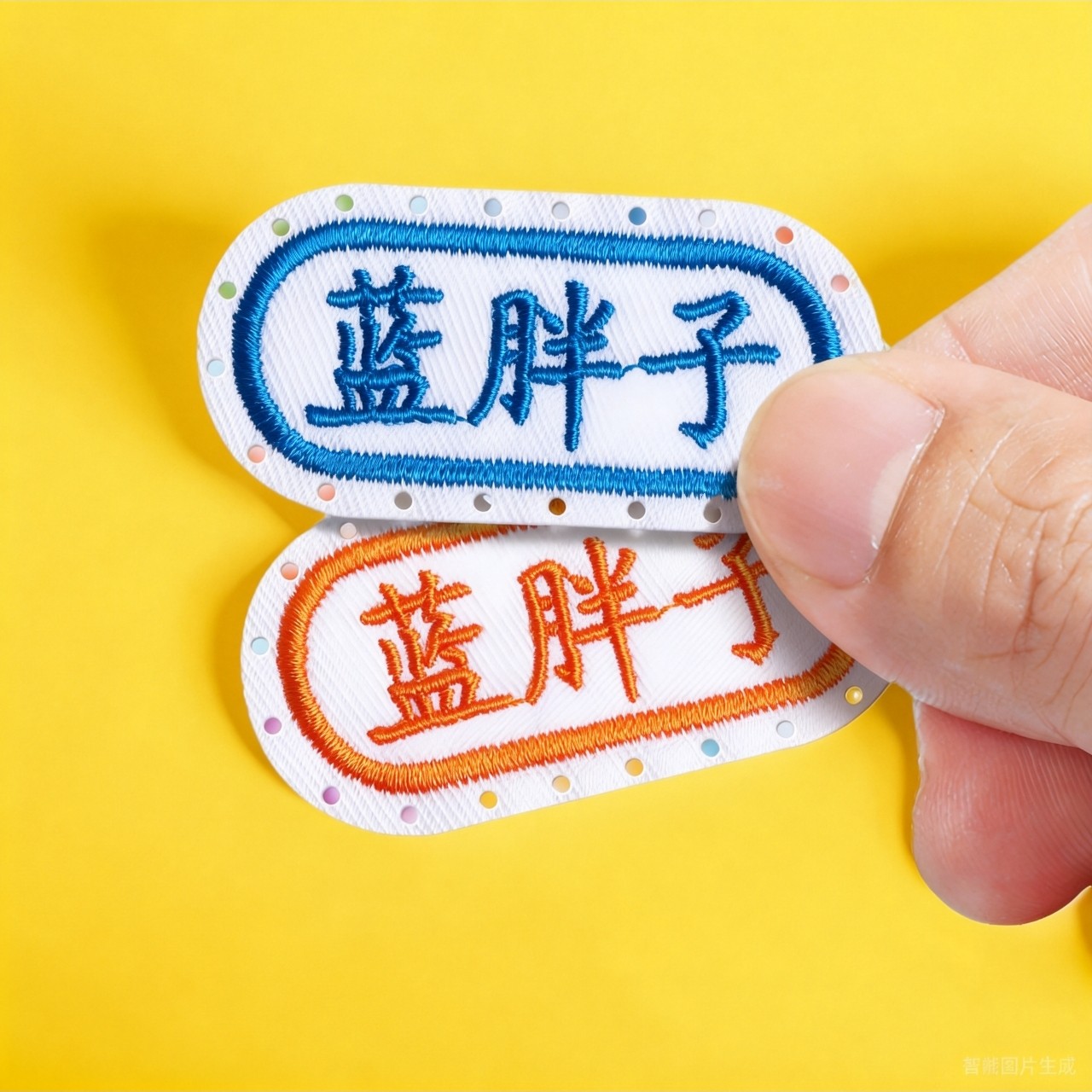 幼儿园刺绣缝制防水姓名贴