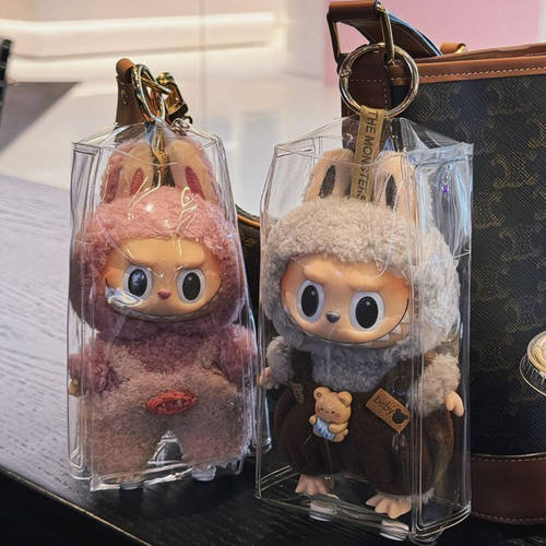 labubu玩偶透明收纳袋防尘袋