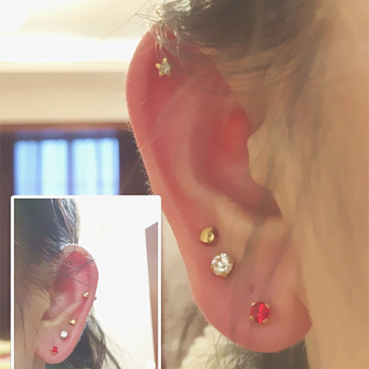 美国舒舒紫色粉色手术钢耳钉 防过敏养耳洞 粗针无菌防堵欧美现货,饰品/流行首饰/时尚饰品新,耳钉,淘宝优惠券,粉丝福利购,淘宝优惠卷