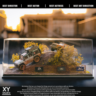 1/64 场景《陡坡越野》骆驼杯 泥泞版 路虎卫士110 送男友生日礼