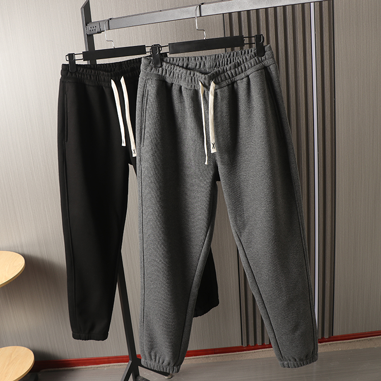 松紧腰长裤运动休闲保暖卫裤潮