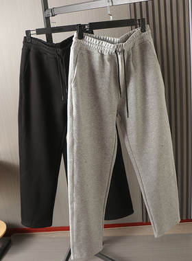 柜698！ODM公司新品！秋季男士纯色复合针织亲肤柔软直筒休闲裤潮