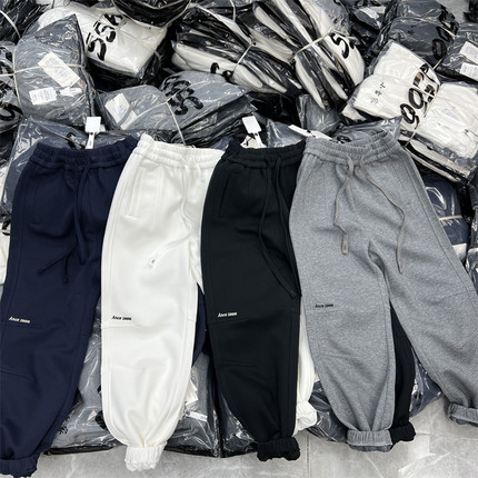 5566正版秋季新款卫裤女百搭韩版时尚宽松九分休闲哈伦小脚裤1835