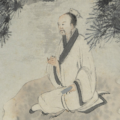 11明唐寅烧药图收藏名作复制品