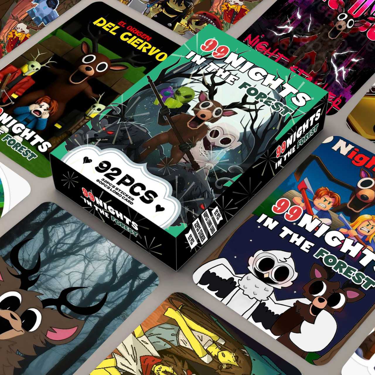 自印92张LOMO卡森林生存收藏卡